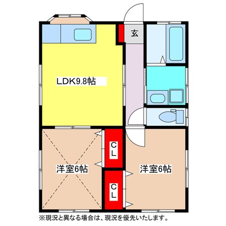 グレースK　Ⅱの物件間取画像